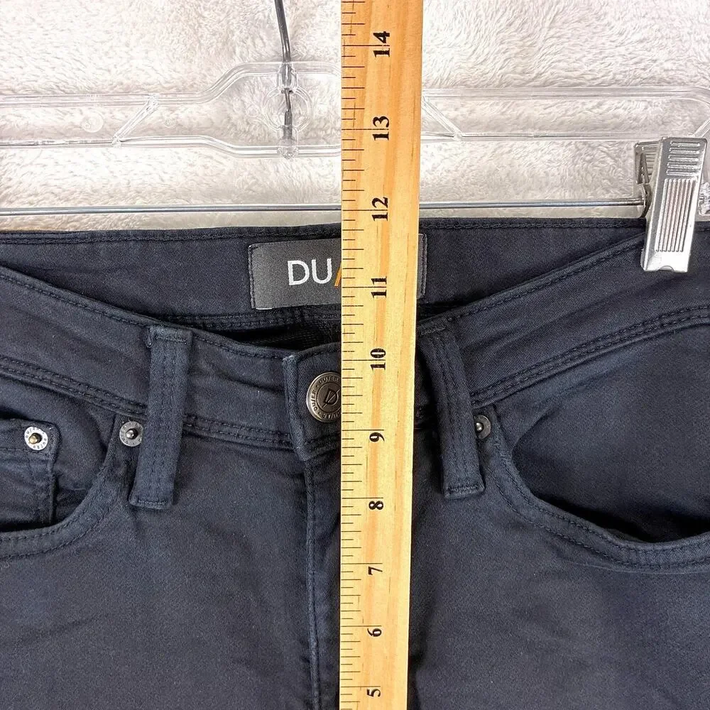 Duer Jeans Mens 30x32 Black N2X No Sweat Slim Stretch Preppy Classic Travel